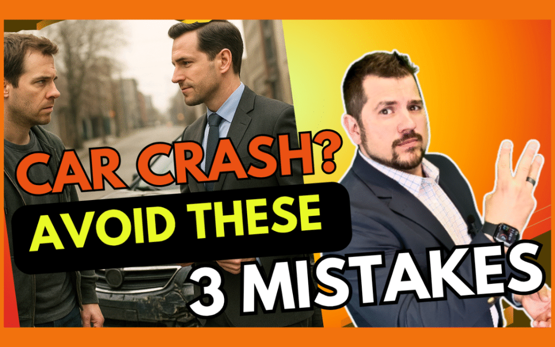 The Top 3 Mistakes to Avoid After a Car Crash in Indiana and What to do Instead